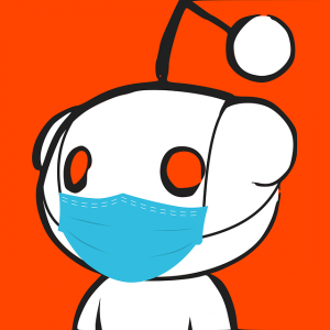 Reddit avatar with mask