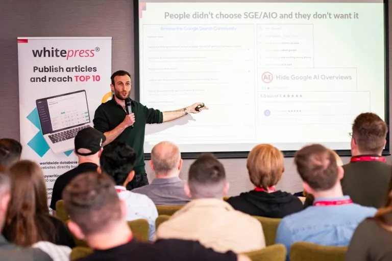Itamar Blauer at SEO Vibes Dublin