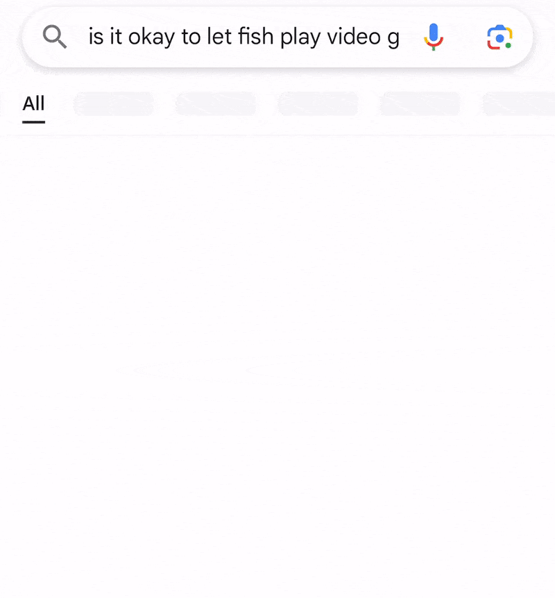 AI Overviews example