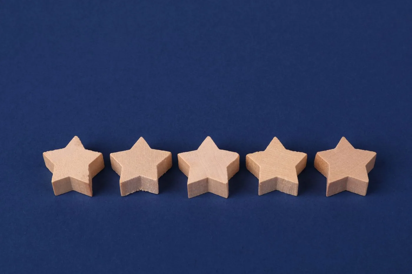Five star rating - customer reviews are a key E-E-A-T trust signal